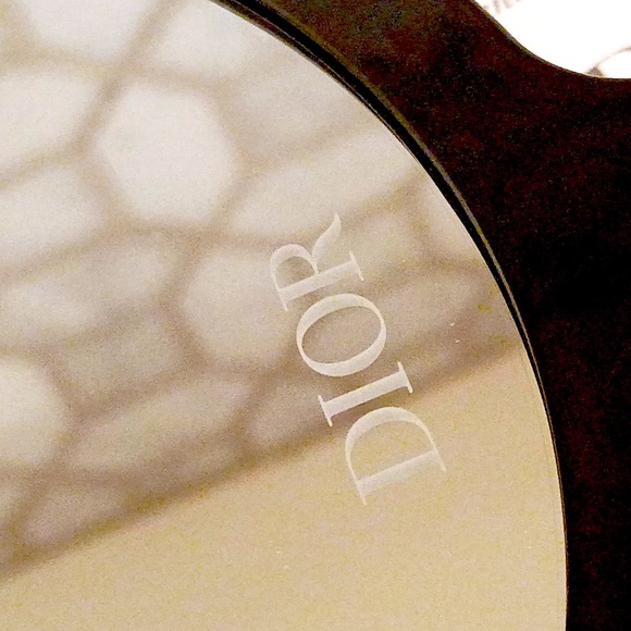 Brand New Black Dior Beauty Quilted Hand Mirror with Protective Case - Picture 4 of 5